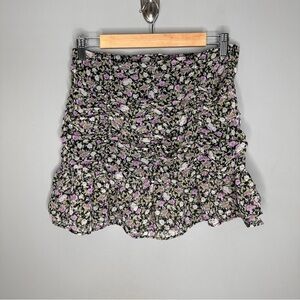 NWT ASTR the label floral smocked mini skirt